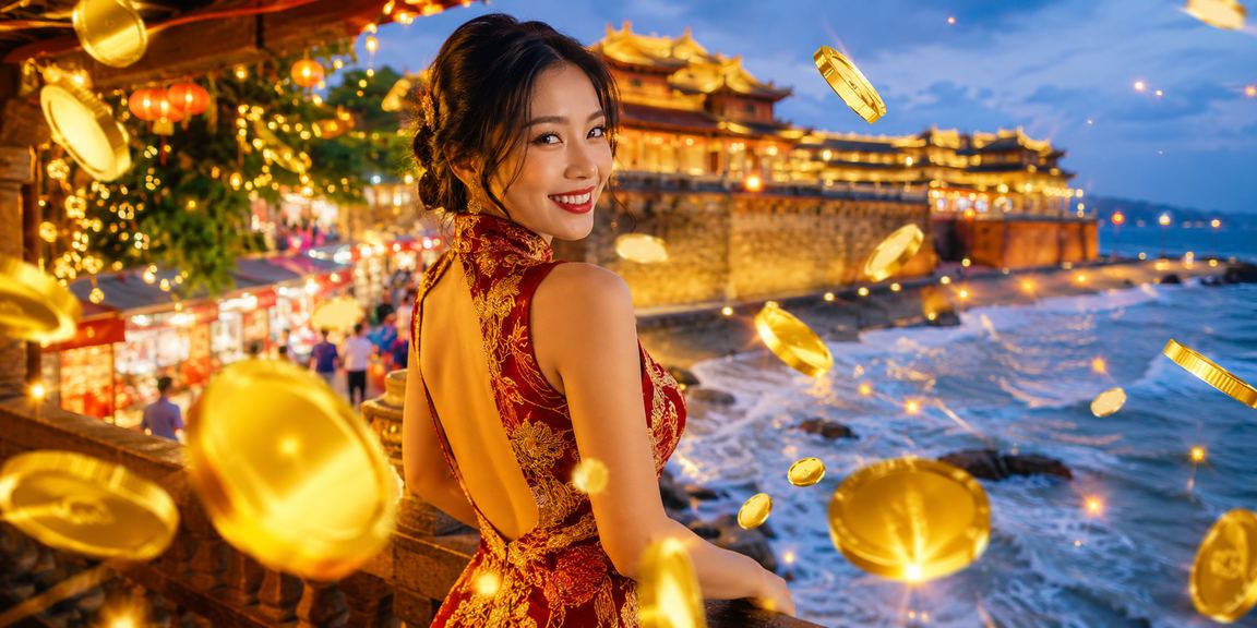 Khung cảnh casino về đêm tại Huế